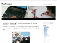 Tablet Screenshot of dangardner.schoolblogger.co.uk